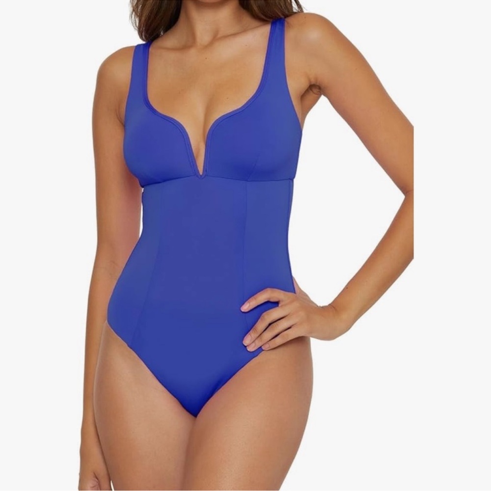 BECCA V-Wire One Piece Swimsuit, LARGE
